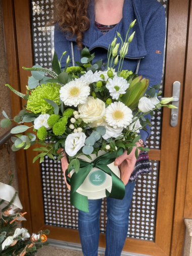 Zelený květinový box