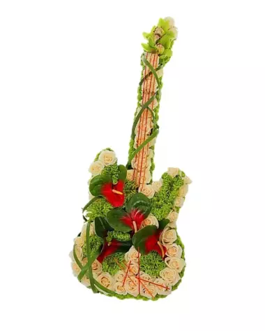 Smuteční elektrická kytara