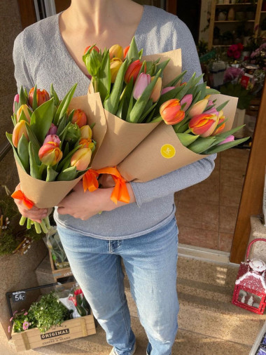 Kytice tulipánů Valentýn 2024