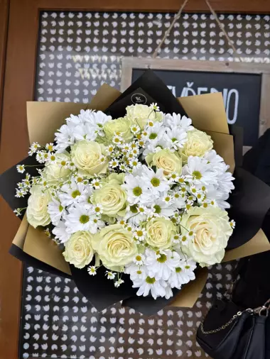 Kondolenční kytice do vázy pro pozůstalé