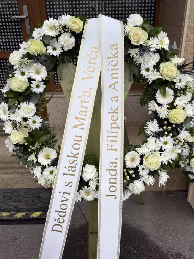 Smuteční věnec 80 cm