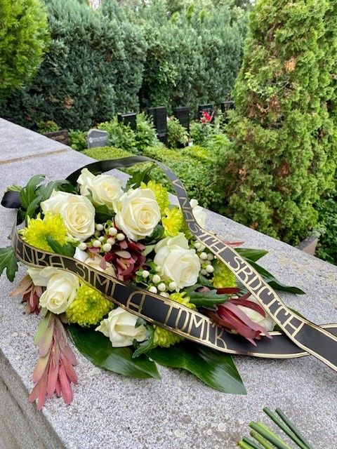 Pohřební kytice na položení Praha