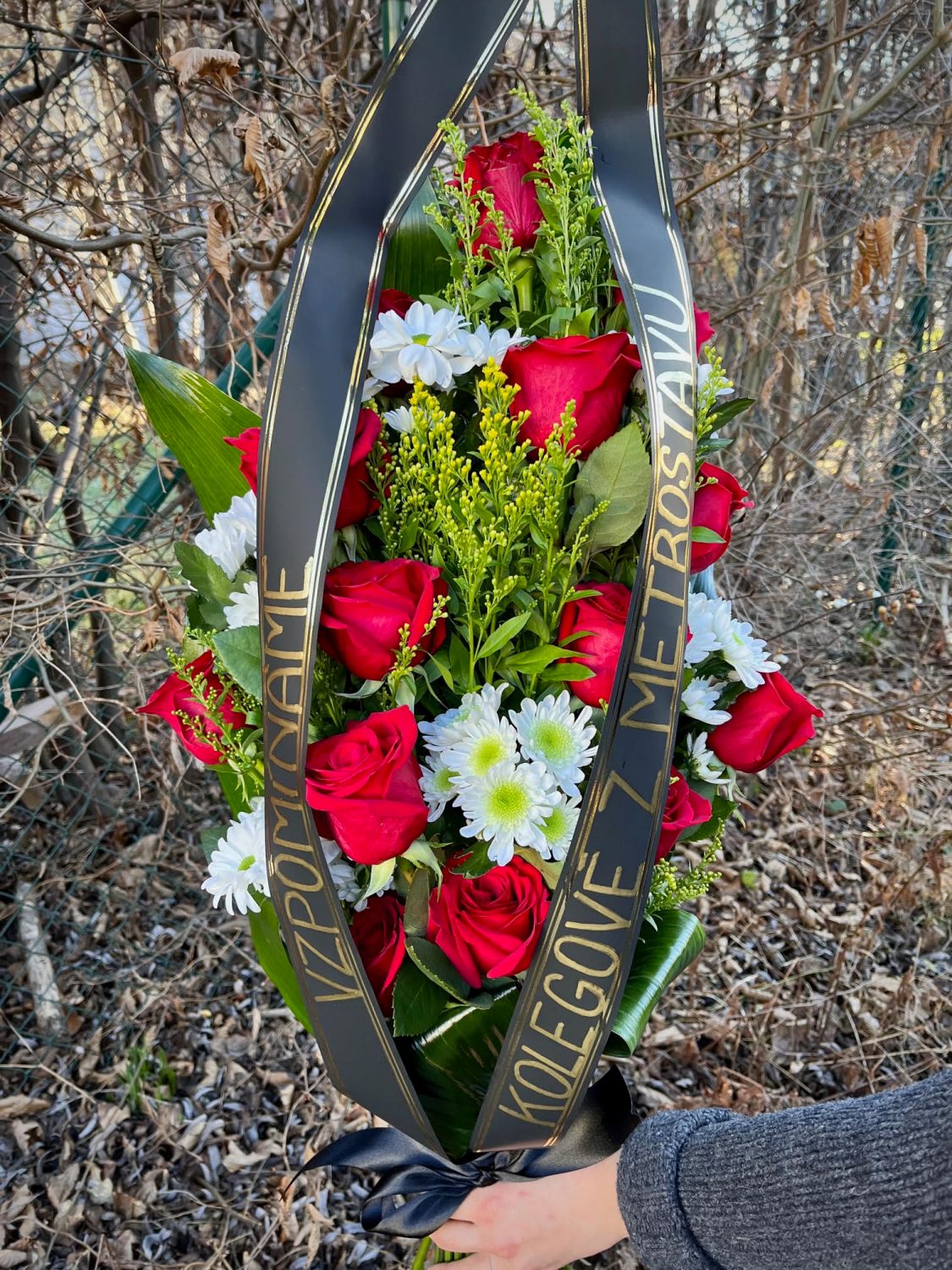 kytice na pohřeb