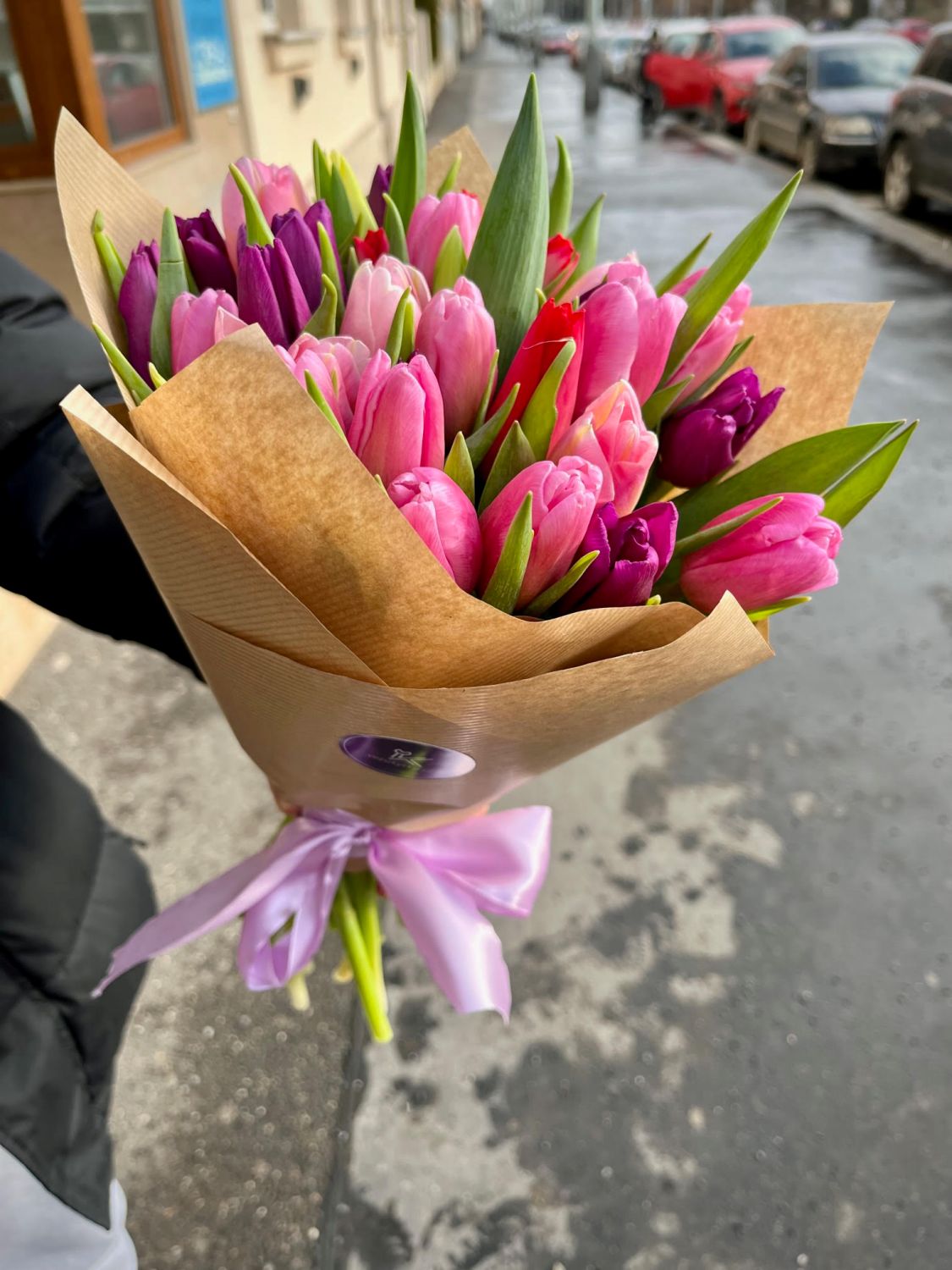 Objednání tulipánů