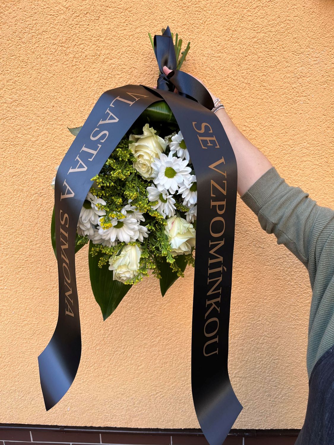 Kytice smuteční na položení