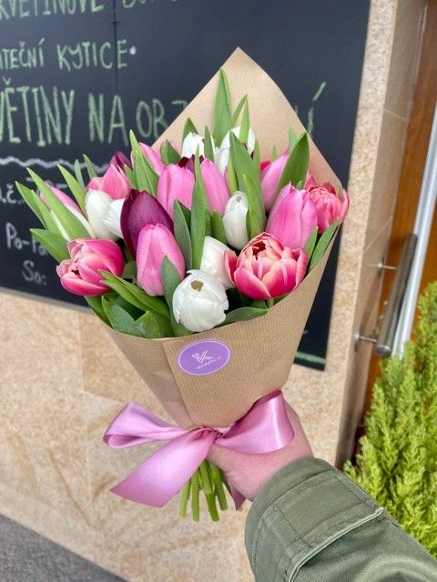 Tulipány pro rozvoz květin po Praze a okolí
