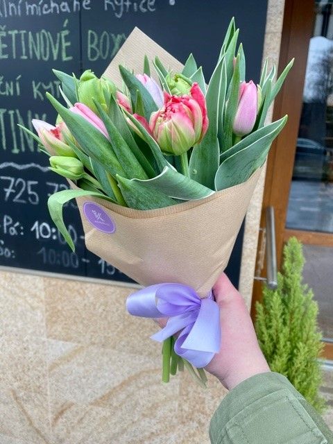 Tulipány z pražského květinářství Praha 10