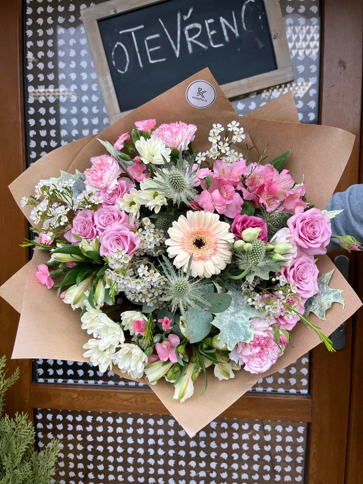 Pastelova kytice květinářství Vezukytku Praha