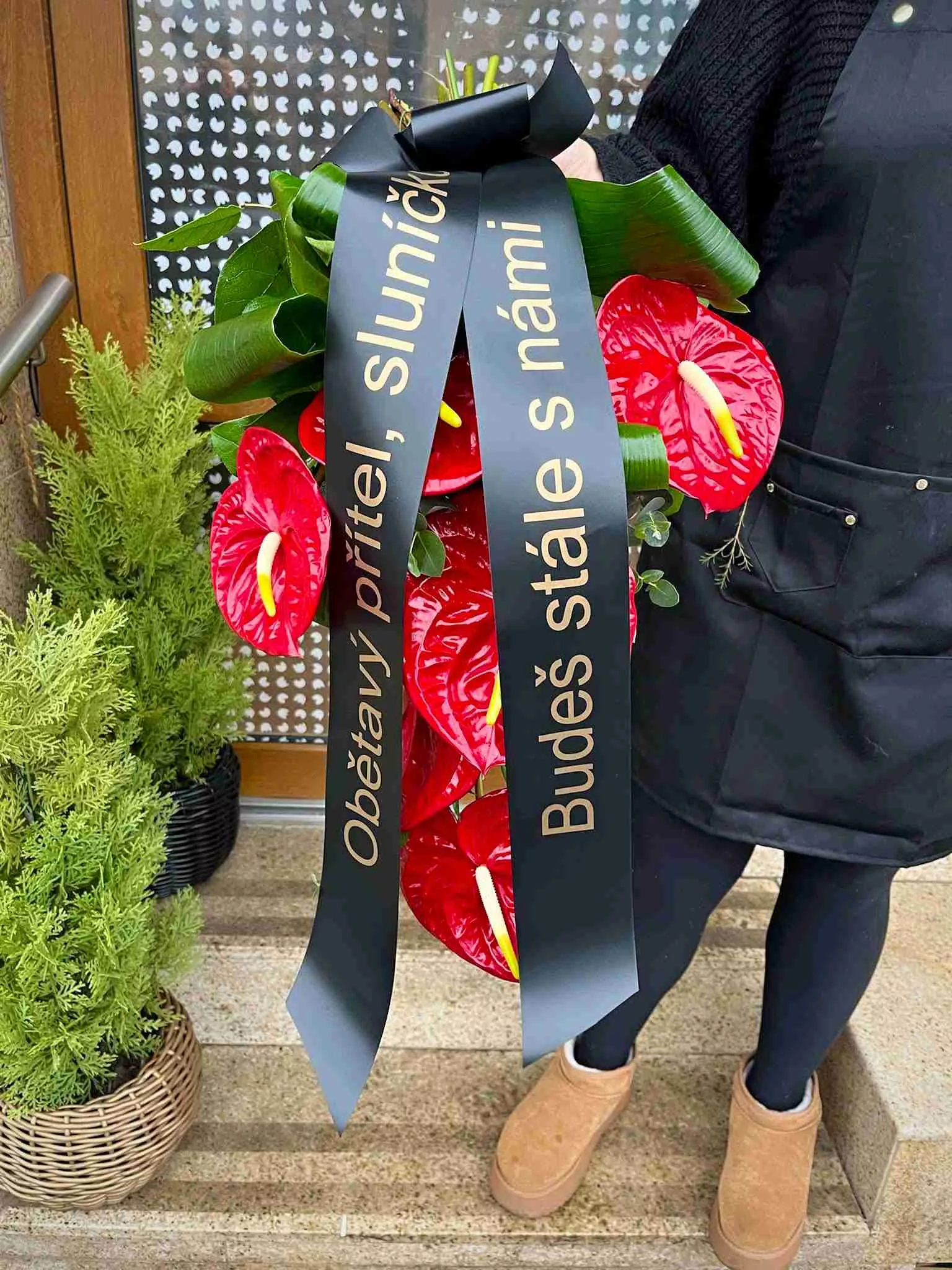 Smuteční kytice pro muže Praha