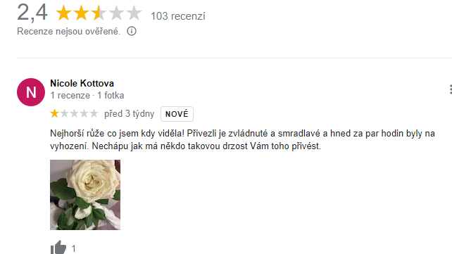 Růže do kytic recenze