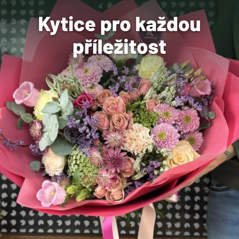 Kytice pro každou příležitost – míchané kytice s rozvozem po Praze
